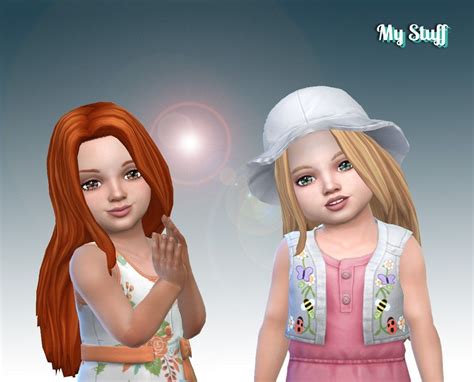Gorgeous Hairstyle For Toddlers Ts4toddlerhair Toddler Hair Sims