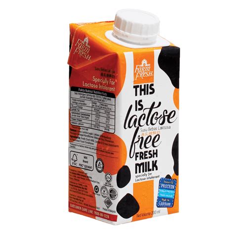 Uht Lactose Free Milk Farm Fresh Malaysia