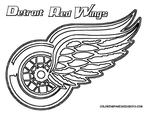 Explore more like detroit red wings coloring pages. Pin by april Klomparens on cake ideas | Red wings hockey ...