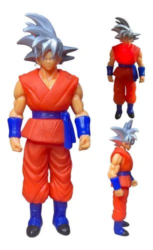 Dragon Ball Z Goku Ultra Instinto Articulada Luz Led Cm Env O Gratis