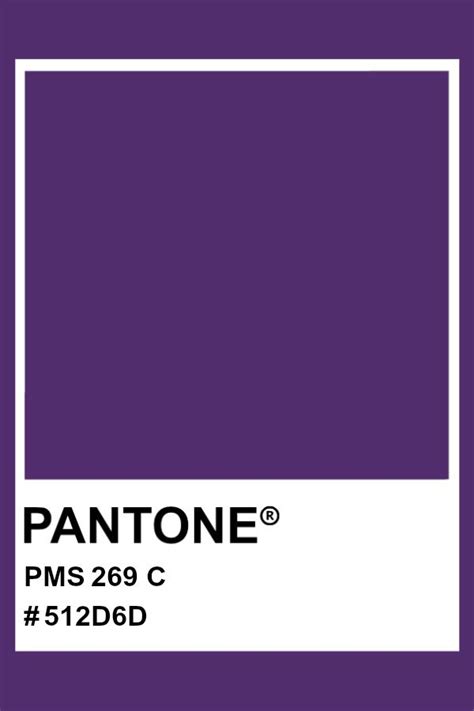Pantone 269 C Pantone Color Pms Hex Purple Pantone Color