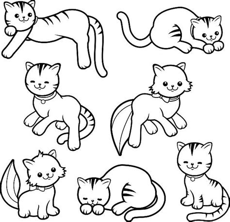 Black And White Cat Illustrations Royalty Free Vector Graphics And Clip