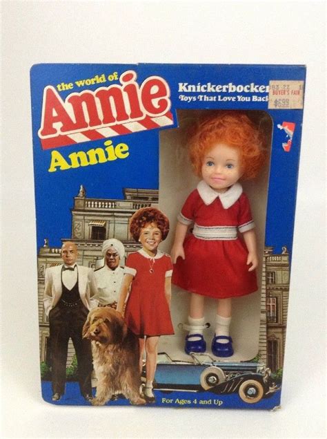 Vintage 1982 Knickerbocker The World Of Annie Doll No 3856 For Sale