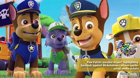 Paw Patrol Canceled Report Highlighting Nickelodeon Cartoon Sparks
