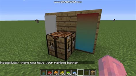 How To Make A Rainbow Banner Minecraft Youtube