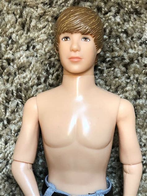 justin bieber doll jointed articulated ken size with buckled pants ebay celebrity barbie