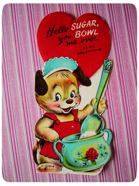 Happy As A Lark Unbearably Cute Vintage Valentines