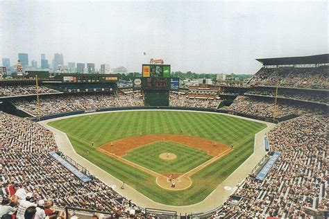 Turner Field 1998 Stadium Views Atlanta Stadium Postcards