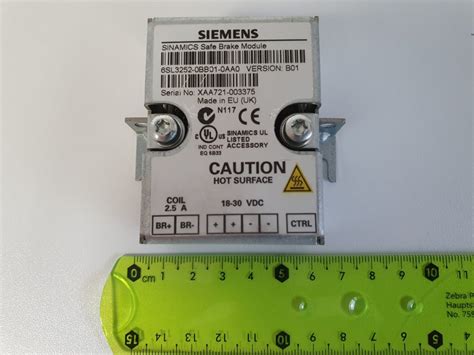 Sicherheits Bremsmodul Siemens 6sl3252 0bb01 0aa0 Glastechnik Bauer
