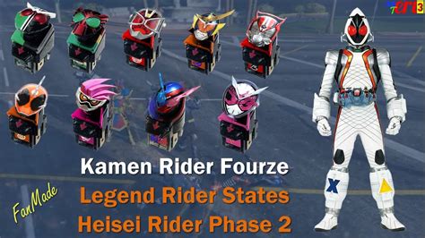 Kamen Rider Fourze Legend Rider States Heisei Rider Phase 2 Fanmade