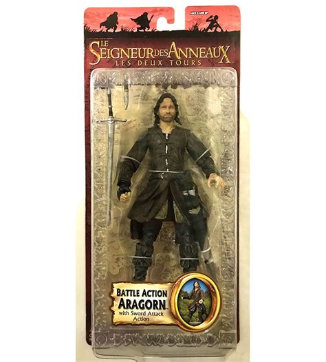 Lord Of The Rings Battle Action Aragorn Action Figure Visiontoys