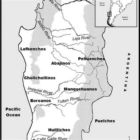 Land Titles Awarded To Mapuche 1860 1920 Source Developed By The