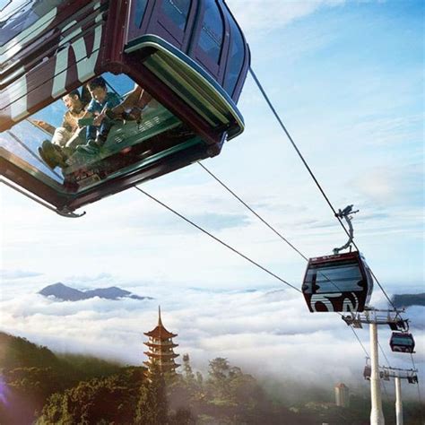 Disembark at the midway point and explore the chin swee caves temple and its. Awana SkyWay Gondola Cable Car in Genting Highlands (Qr ...