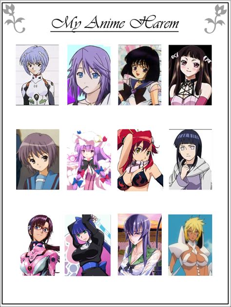 My Anime Harem Expanded By Scaley Randy On Deviantart