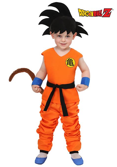Dragon Ball Goku Saiyan Kid Training Uniform Symbol Cosplay Costume