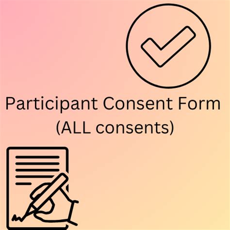 Integrated Consent Form Effective Policy