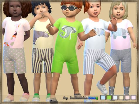 Overalls Baby Safari By Bukovka At Tsr Sims 4 Updates