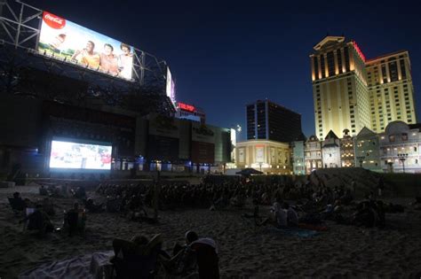 Movie theatres in atlantic city. Caesars turns Atlantic City beach into movie theater | Top ...