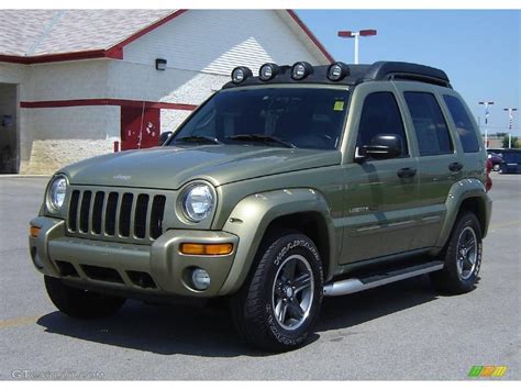 2003 Cactus Green Pearl Jeep Liberty Renegade 4x4 12720015 Gtcarlot