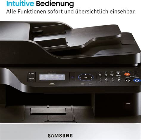 Wireless color printer with scanner, copier and fax. Samsung CLX-4195FN/TEG Farblaser Multifunktionsgerät | WLAN Drucker Test 2020