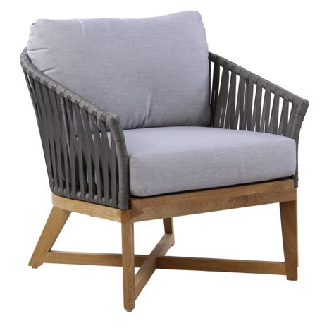 Canvas Teak Club Chair Ard Outdoor Toronto