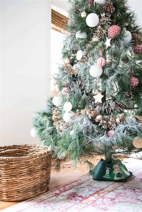How To Put Christmas Tree In A Basket I Show You The Easy Way