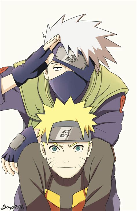 Naruto And Kakashi By Saya00a On Deviantart