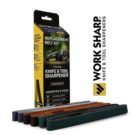 Work sharp knife sharpener parts. Work Sharp Knife & Tool Sharpener Assorted Belt Kit