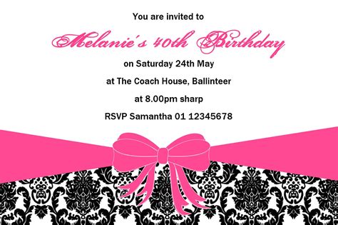 Add your recipients and send online. Personalised Birthday Invitation Design 1
