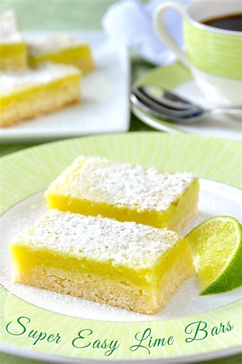 Lime Bars Uses Only 5 Ingredients And Are Super Easy To Make