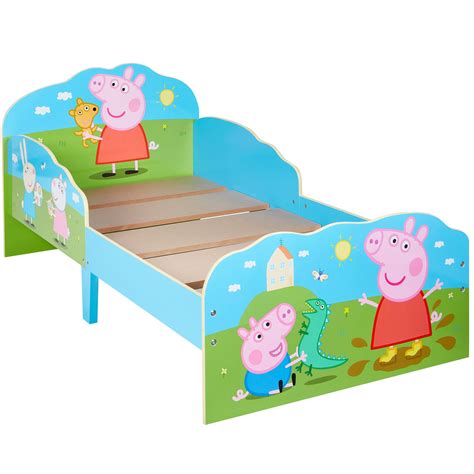 Peppa Pig Toddler Bed With Storage Mattress Options Kids Bedroom