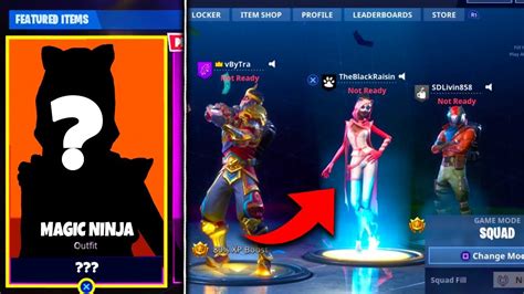 If one of the cosmetic items has been added in the game and is still on the leaked page, please let us know by adding your comment below. *NEW* 'MAGIC NINJA' SKIN FOOTAGE LEAKED In Fortnite ...
