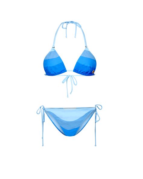 blue gradient bikini set casablanca paris