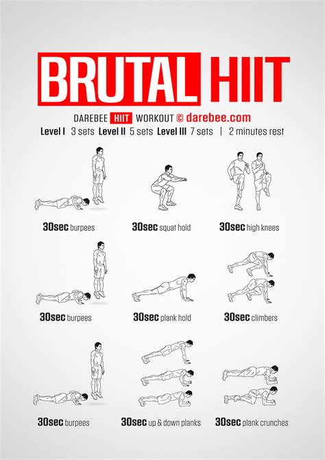 A solid exercise for the core, the obliques in particular and upper back + shoulder stability. Brutal HIIT workout