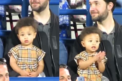 Welcome alexis olympia ohanian, jr. Serena Williams' Adorable Daughter Claps Proudly As Mum Takes The Tennis Court | EWmums.com