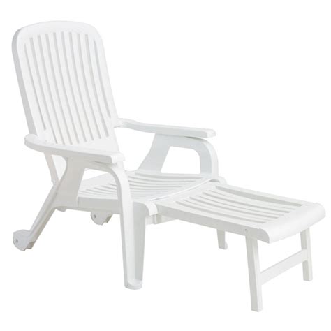 Pool Furniture Supply Bahia Plastic Resin Deck Chair Stackable