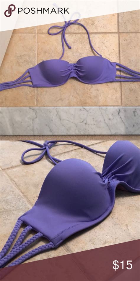 Victorias Secret Bikini Top Very Cute Purple Bikini Top Size 32a