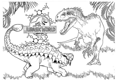 Jurassic Colorir Dinosaurier Malvorlagen Ausdrucken Malvorlage Desenhos