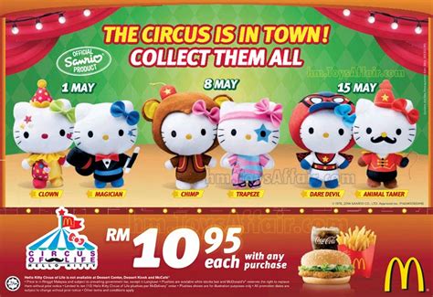 Each hello kitty plushie only costs rm9.95 with purchase of any mcvalue meal. HaNis SaNia: Mc'Donalds dengan 6 jenis patung Hello Kitty ...