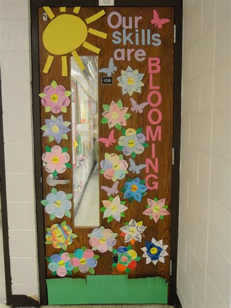Mrs Callaghans Classroom Spring Door Decoration