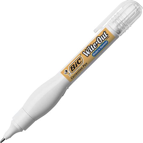Bic Correction Pen Fast Drying 8ml White Ld Products