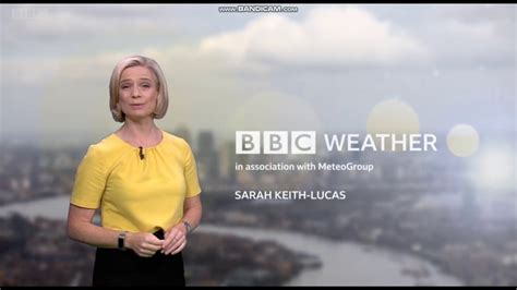 Sarah Keith Lucas BBC World Weather 13th June 2020 HD 60 FPS