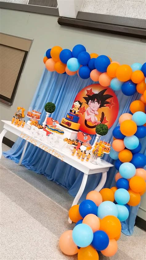 Decoración De Goku Goku Birthday Boy Baby Shower Themes Baby Shower