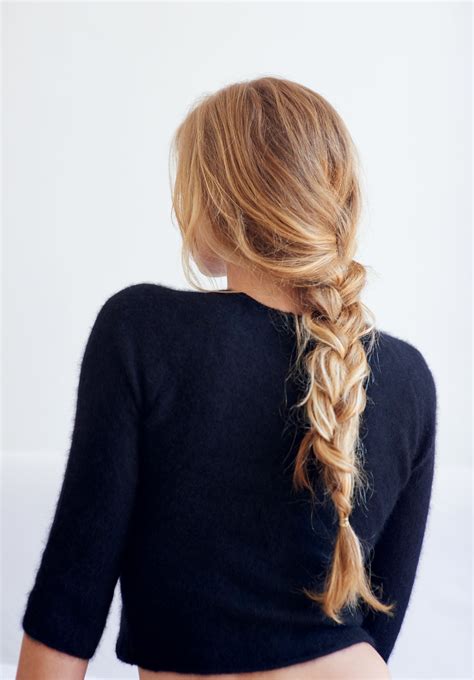 Wrap the pigtail braid from the other side under your head, near the nape of your neck, and secure with bobby pins. Braided Hair Ideas for All Skill Levels