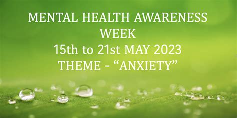 Mental Health Awareness Week Speakers On Anxiety