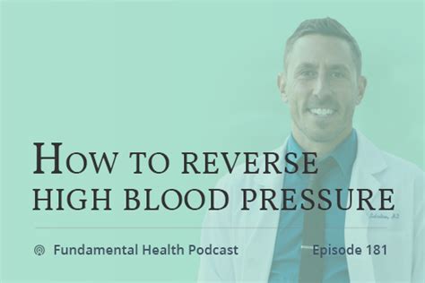 How To Reverse High Blood Pressure Paul Saladino Md