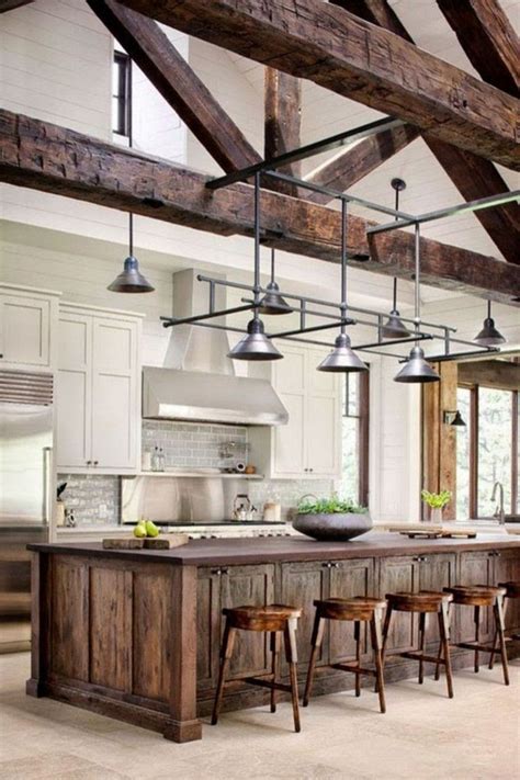 44 Stunning Rustic Mountain Farmhouse Decorating Ideas