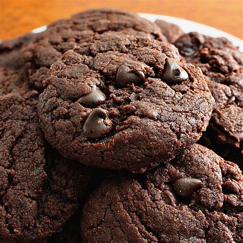 I got this recipe from my best friend, and we sat down and ate quite a few. Art of Dessert: Vegan Double Chocolate Chip Cookies