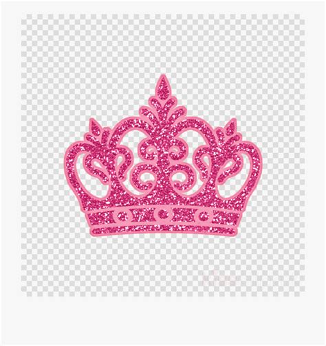 Download Tiara Crown Clip Art Glitter Pink Pink Glitter Crown Clipart