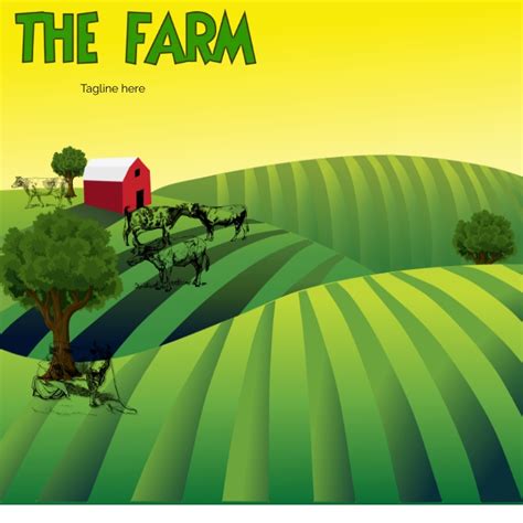 Copy Of The Farm Logo Designflyer Design Postermywall